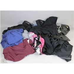 FLAT OF NEW ASSORTED WOMANS ATHLETIC WEAR