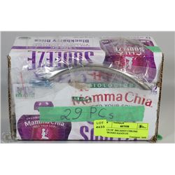 29PCS OF  BRUSHED CHROME CUPBOARD HANDLES