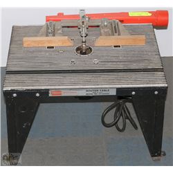 SEARS CRAFTSMAN ROUTER TABLE AND ROUTER