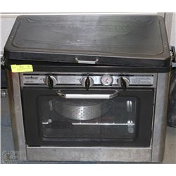 CAMP CHEF OVEN WITH 2 BURNERS ALL IN ONE RUNS