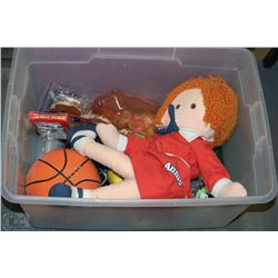 TOTE OF CHILDRENS TOYS INCLUDING