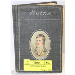 ANTIQUE 1759 ROBERT BURNS POEMS