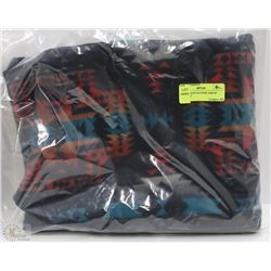 BAG W/INUIT PATTERN THROW BLANKET