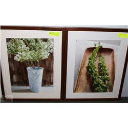 SET OF 2 RESTAURANT PICTURES FRAMED