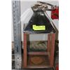 Image 1 : LARGE METAL AND WOOD LANTERN