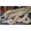 Image 1 : 20' FT HEAVY DUTY TOW ROPE WITH TWO HOOKS