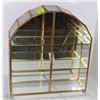 Image 1 : LARGE CURIO BRASS AND GLASS DISPLAY CASE