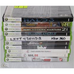 BUNDLE OF 10 XBOX 360 GAMES