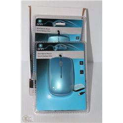 CASE OF 2 ONN WIRED OPTICAL MICE