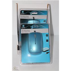 CASE OF 2 ONN WIRED OPTICAL MICE