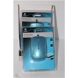 CASE OF 2 ONN WIRED OPTICAL MICE