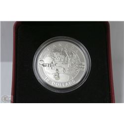 2014 CANADIAN FINE SILVER (99.99) $10 COIN