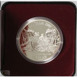 1989 CANADIAN SILVER DOLLAR IN RCM CASE