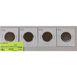 1916-1919 CANADIAN LARGE PENNY COLLECTION