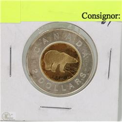 C)1998 CANADIAN $2 DOLLAR COIN