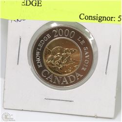 H)2000 CANADIAN $2 DOLLAR COIN KNOWLEDGE