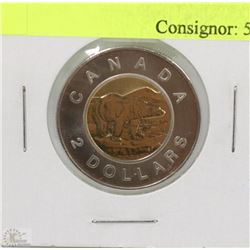 L)2000 CANADIAN $2 DOLLAR COIN