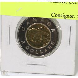 I)2001 CANADIAN $2 DOLLAR COIN