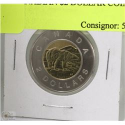 J)2002 CANADIAN $2 DOLLAR COIN
