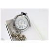 Image 1 : NEW HEAVY ROMAN NUMERAL POCKET WATCH WITH CHAIN