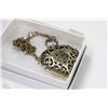 Image 1 : NEW HEART SHAPED POCKET WATCH WITH CHAIN