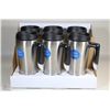 Image 1 : CASE OF 6 STAINLESS STEEL TRAVEL MUGS