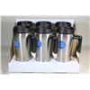 Image 1 : CASE OF 6 STAINLESS STEEL TRAVEL MUGS