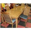 Image 3 : DREXEL SOLID WOOD DINING ROOM TABLE AND CHAIRS SET