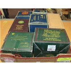 BOX WITH ALL NEW BOYDS FIGURINES AND ORNAMENTS &