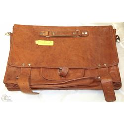 VINTAGE SCHOOL LEATHER SATCHEL