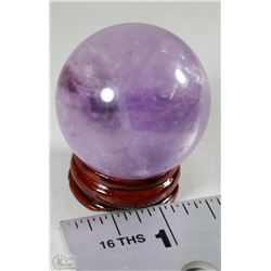 #40-NATURAL AMETHYST SPHERE CRYSTAL HEALING BALL