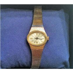 LADIES GOLD TONE VINTAGE WALTHAM WATCH