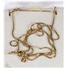 Image 1 : 10 KT GOLD BOX LINK CHAIN - 20 INCH