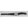 Image 1 : MICKEY MOUSE WATCH W/LEATHER STRAP,