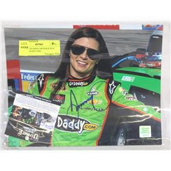 DANICA PATRICK SIGNED 8"X10" WITH COA PICTURE