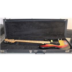 UNIFOX BASS SUNBURST GUITAR W/ HARDCASE