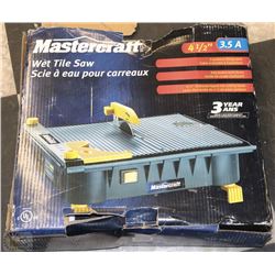 MASTERCRAFT WET TILE SAW