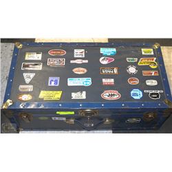 BLUE TRUNK 30"X10"X10"H