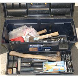 MASTERCRAFT TOOL BOX WITH CONTENTS