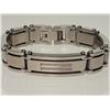 Image 1 : #8-STAINLESS STEEL DIAMOND BRACELET