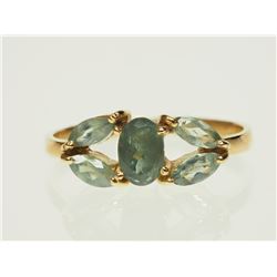 #15-14K YELLOW GOLD ALEXANDRITE AND