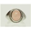 Image 1 : #18-STERLING SILVER MORGANITE RING SIZE 9