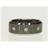 Image 1 : #21-TUNGSTEN DIAMOND MEN'S RING SIZE 8.5