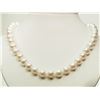 Image 1 : #23-STERLING SILVER PEARL NECKLACE