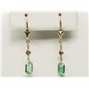 Image 1 : #24-14K YELLOW GOLD EMERALD AND