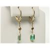 Image 2 : #24-14K YELLOW GOLD EMERALD AND