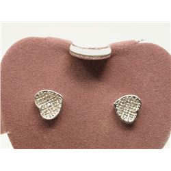 #29-STERLING SILVER DIAMOND HEART