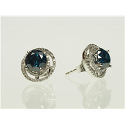 #31-14K YELLOW GOLD DIAMOND EARRINGS