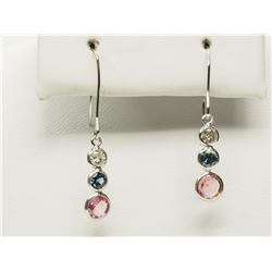 #36-14K WHITE GOLD FANCY COLOR SAPPHIRE