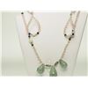 Image 1 : #39-STERLING SILVER GEMSTONE NECKLACE